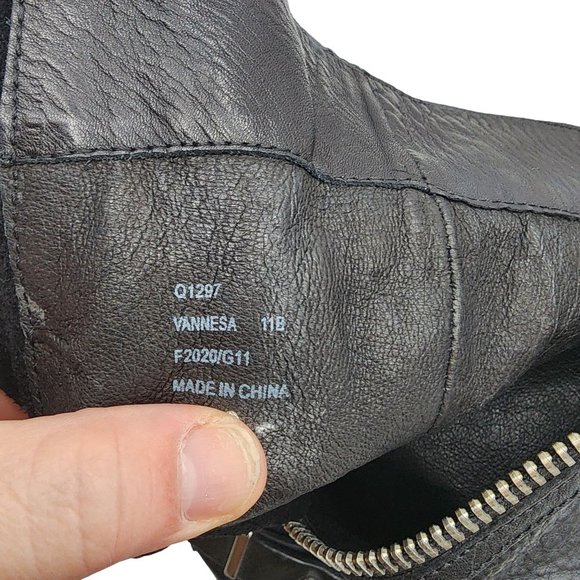 Coach Vanessa Leather Boots Moto Steampunk Goth Womens size 11B - Picture 7 of 7